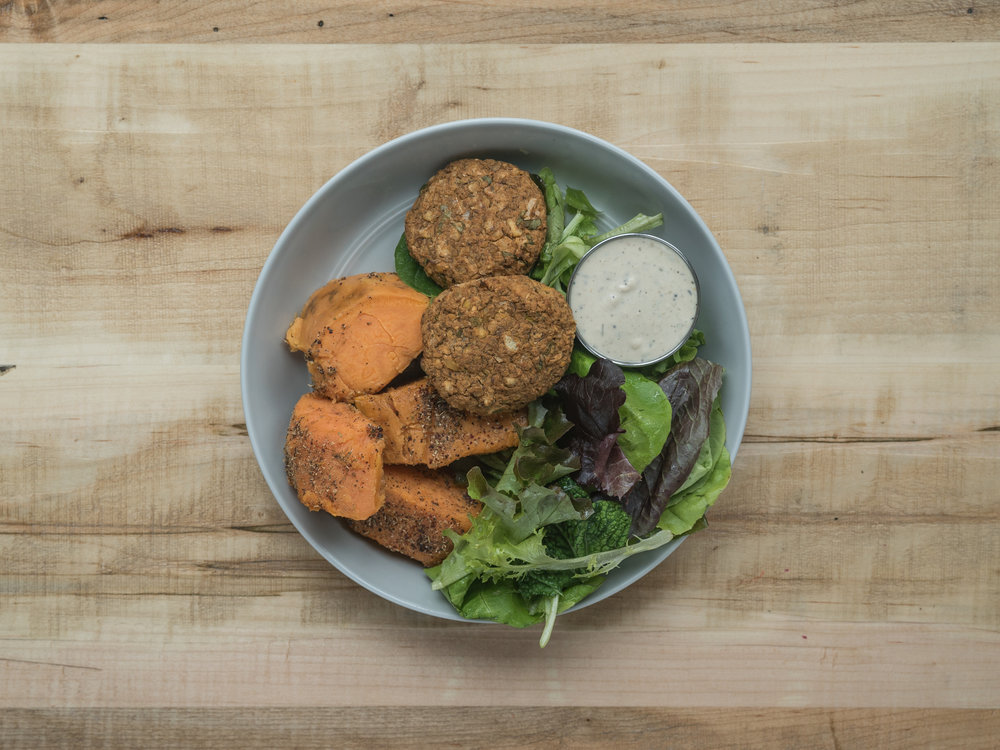 Chickpea &amp; Lentil Falafels